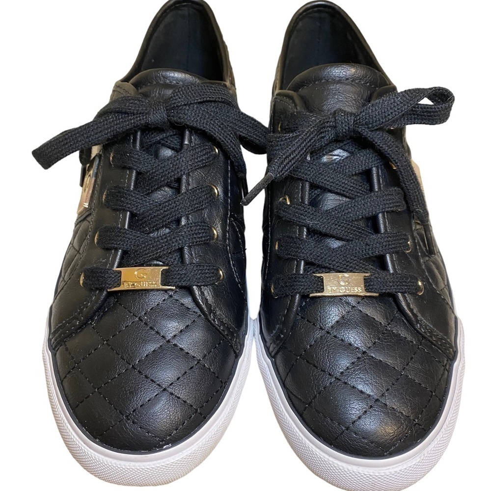 G By Guess black quilted ggoadie2 sneaker size 10 M
